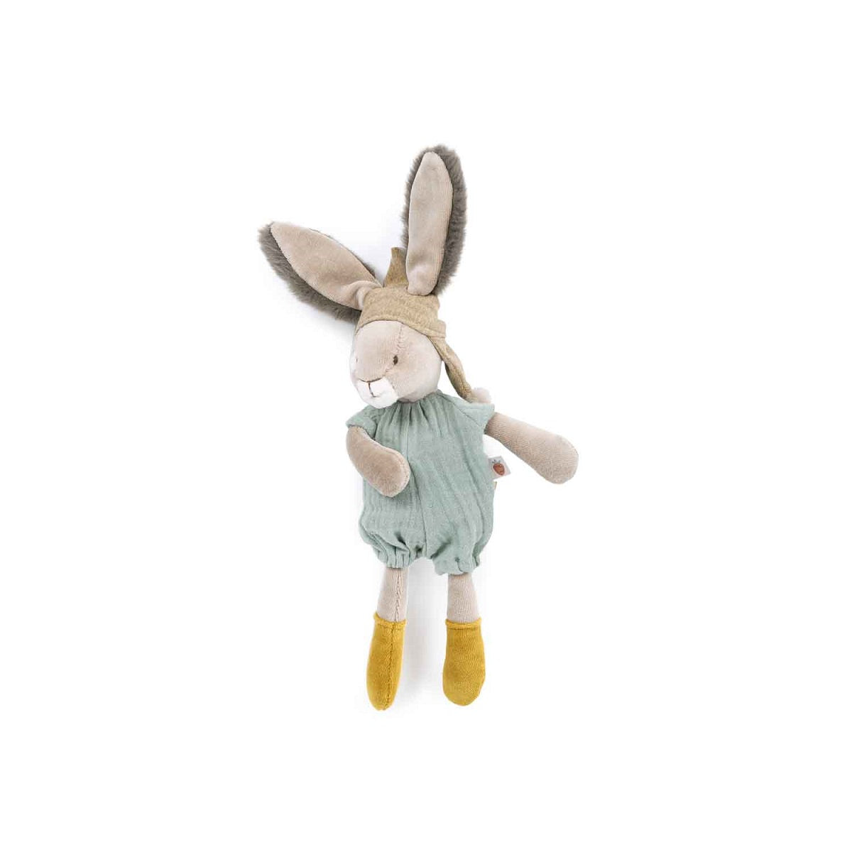 Trois Petits Lapins - Sage Rabbit Little Soft Toy  By Moulin Roty