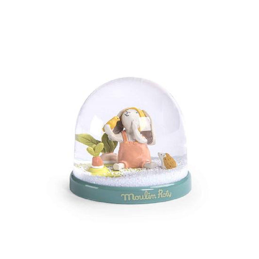 Trois Petits Lapins - Snow Globe By Moulin Roty