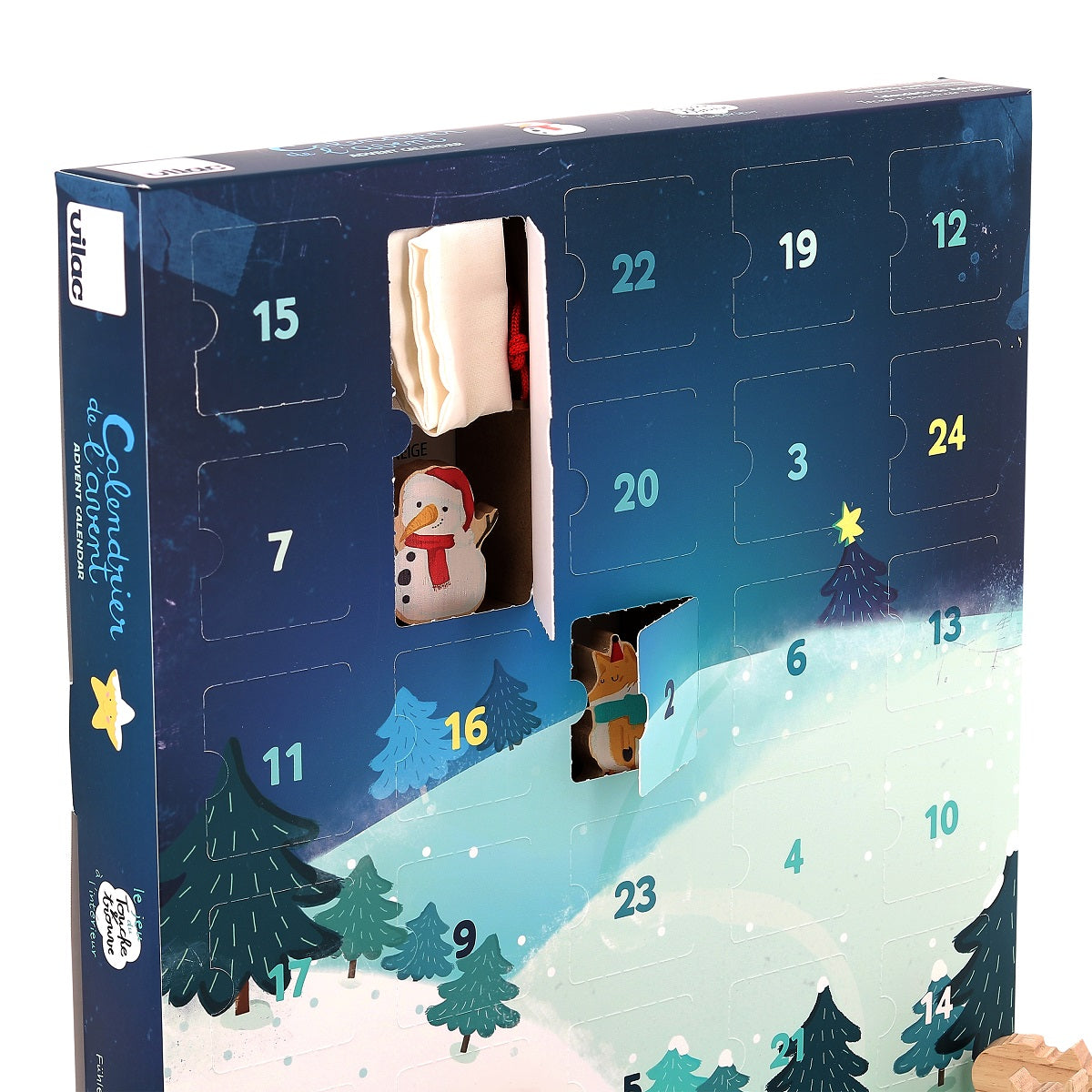 Touch and Find Advent Calendar By Vilac