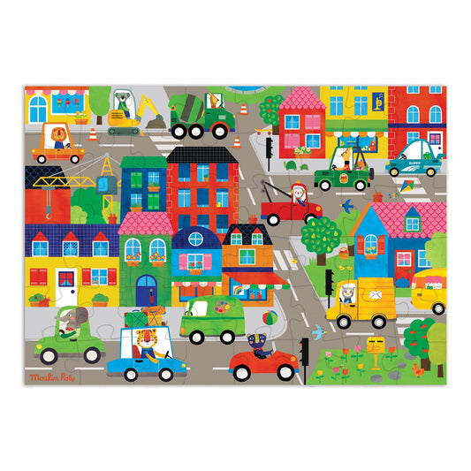 Observation puzzle, In Town by Moulin Roty