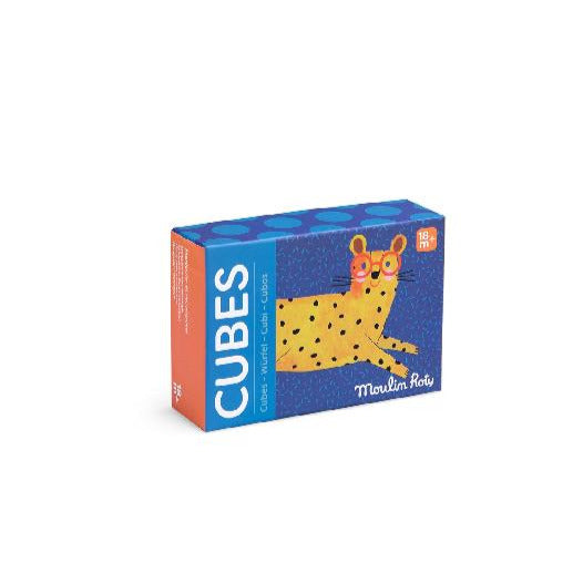 Wooden puzzle cubes by Moulin Roty