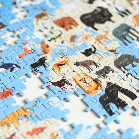 Discovery Puzzle Animals 500pcs  By Olivier Latyk & Poppik
