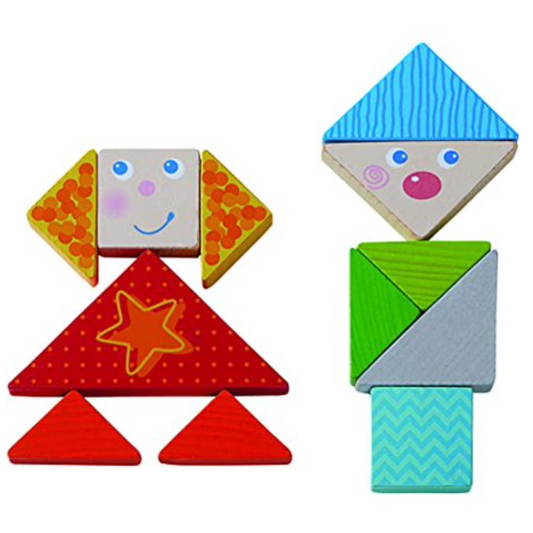 HABA Arranging Game Funny Faces Tan