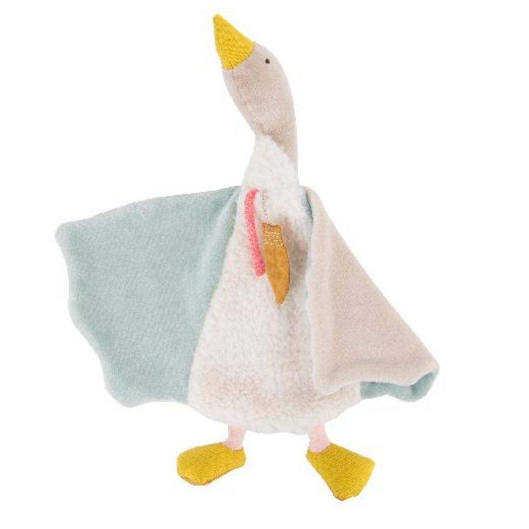 Voyage D'Olga - Goose Cuddle Toy By Moulin Roty