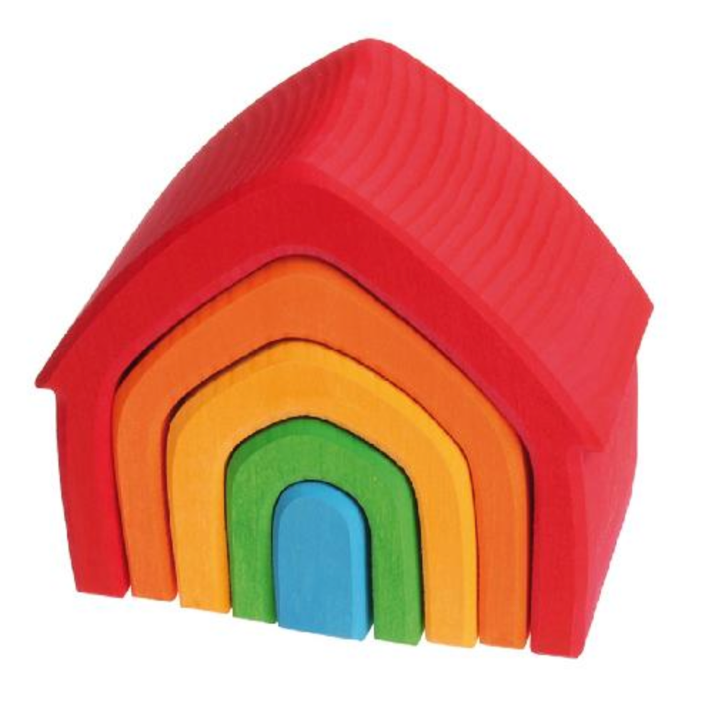 House, multi-coloured (5 pcs) By GRIMM'S