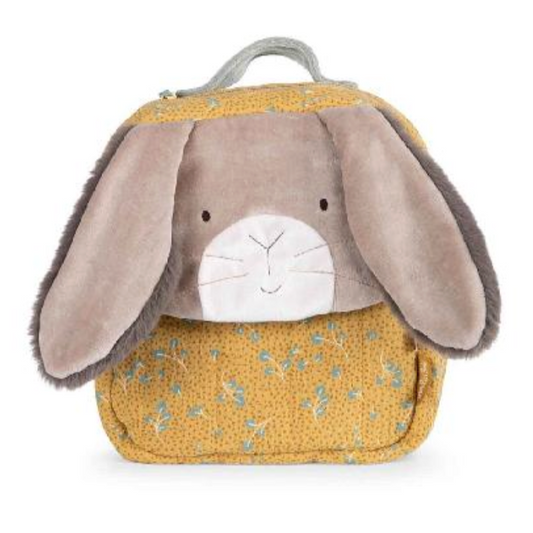 Trois Petits Lapins - Ochre Rabbit Backpack By Moulin Roty
