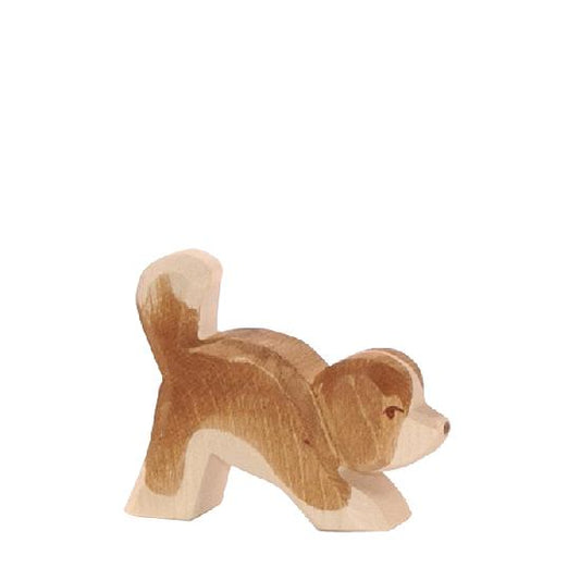 Dog - St. Bernard Dog Small Head Down  By Ostheimer Wooden Toys