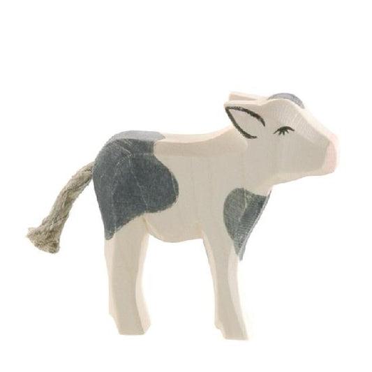 Cow - Calf B&W Standing By Ostheimer Wooden Toys
