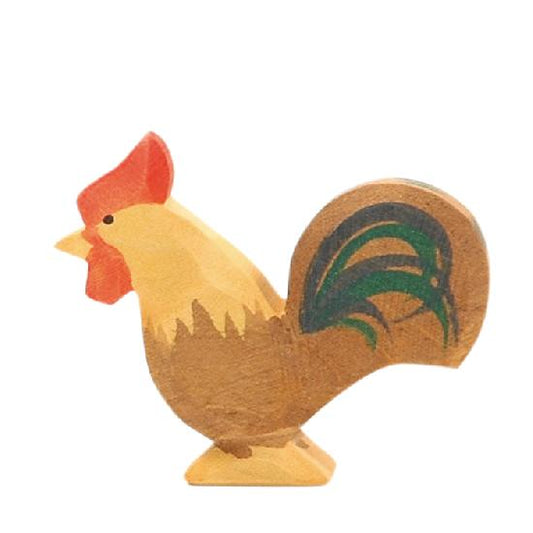 Hen - Rooster Brown By Ostheimer Wooden Toys