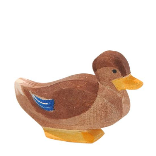 Duck Sitting By Ostheimer Wooden Toy