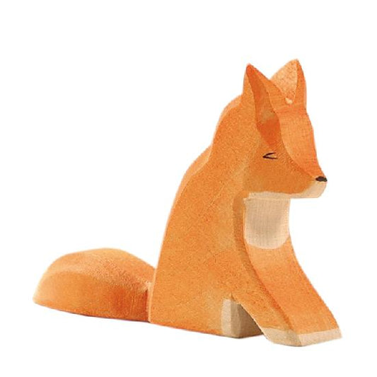 Fox Sitting  By Ostheimer Wooden Toys