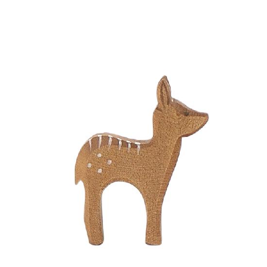 Deer - Fawn Standing  By Ostheimer Wooden Toys