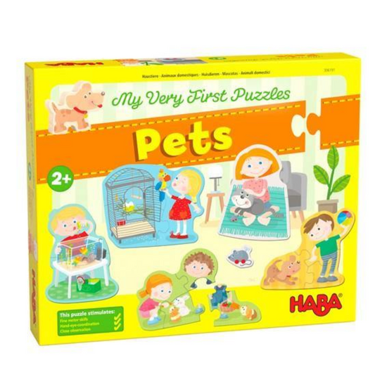 My Very First Puzzles -Pets By Haba