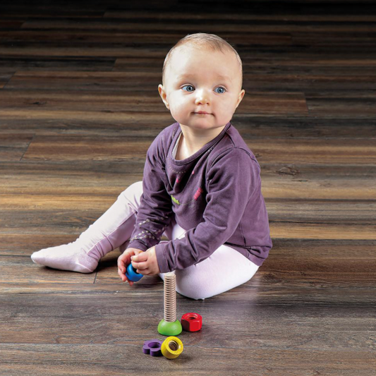 Screw-Turning Game Rainbow By Erzi