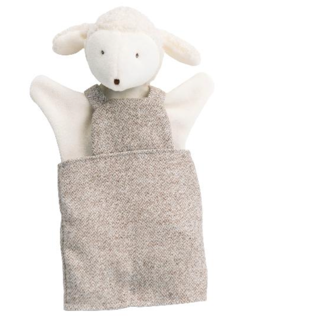 Grande Famille - Albert Sheep Hand Puppet By Moulin Roty