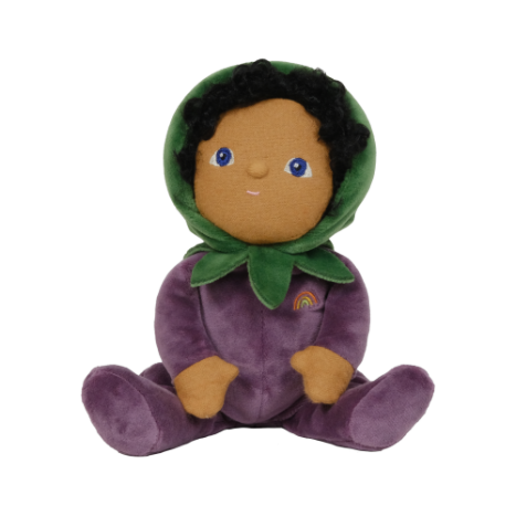 Olli Ella Dinky Dinkum Dolls -Ellis Eggplant - Purple