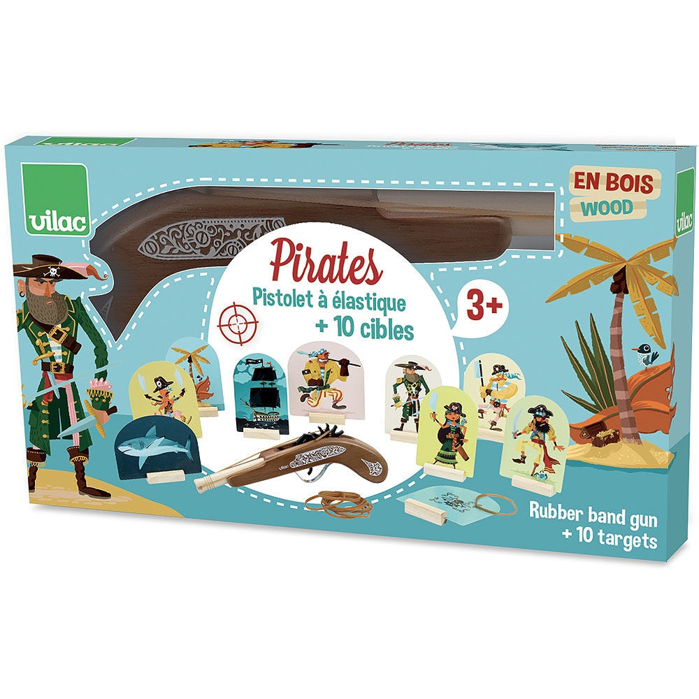 Pirates Wood Gun and Targets by Vilac