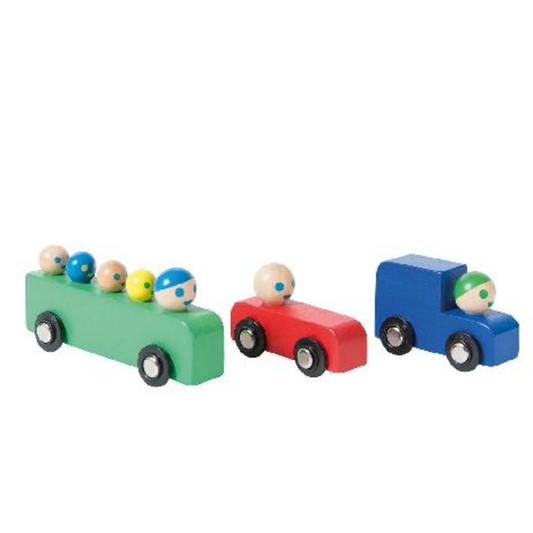 Vroom Dans la Ville - Cars and Bus Set by Moulin Roty