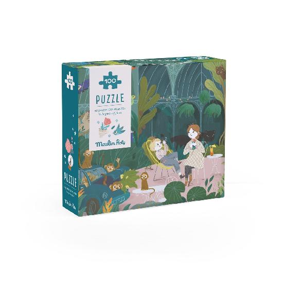 Puzzle - The Garden of Plants, Les Parisiennes collection by Moulin Roty