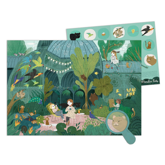 Puzzle - The Garden of Plants, Les Parisiennes collection by Moulin Roty