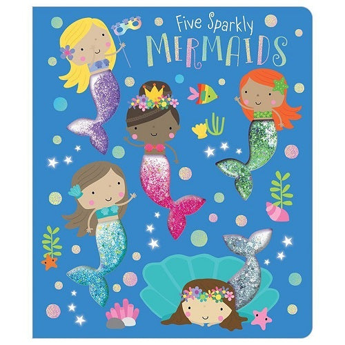 Five Sparkly Mermaids - Board Book