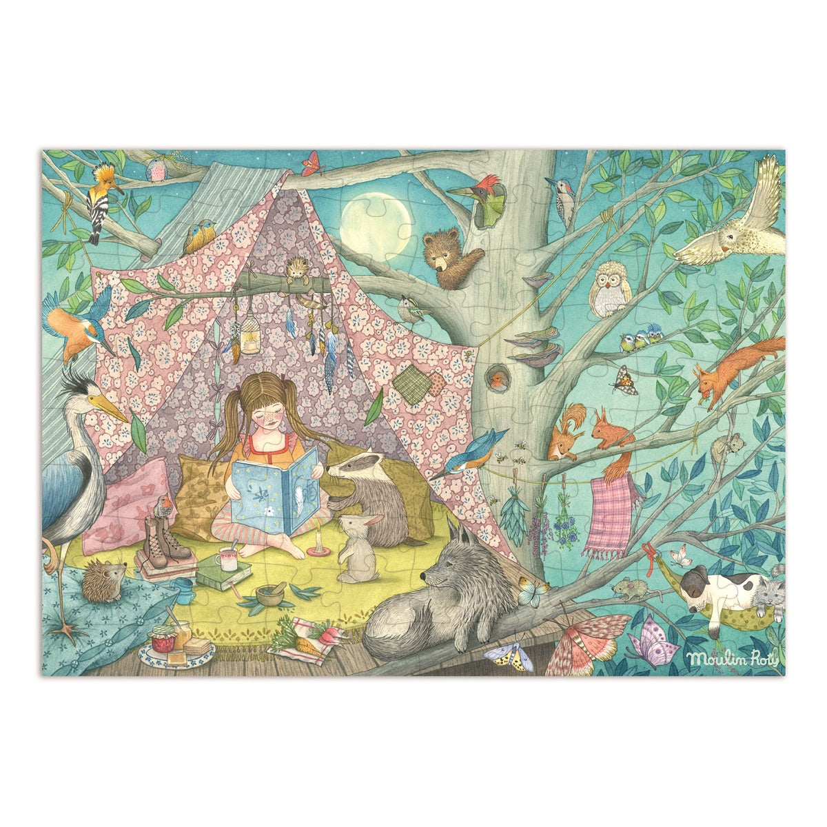 Observation puzzle Les Rosalies , 100 pieces by Moulin Roty
