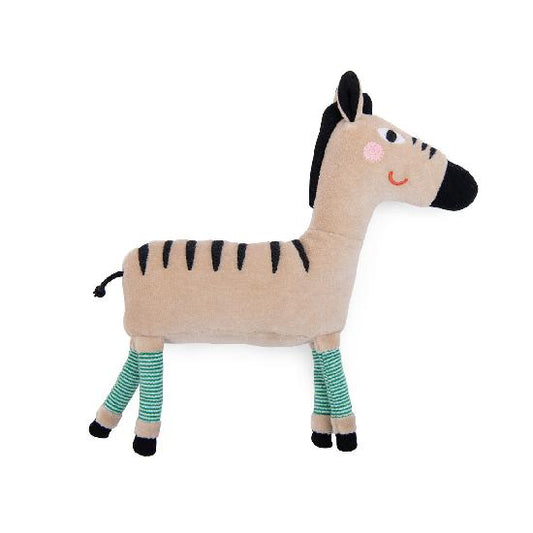 Les Toupitis - Zebra Rattle By Moulin Roty