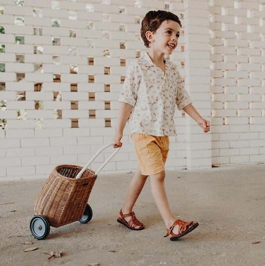 Olli Ella RATTAN ORIGINAL LUGGY in Natural Small
