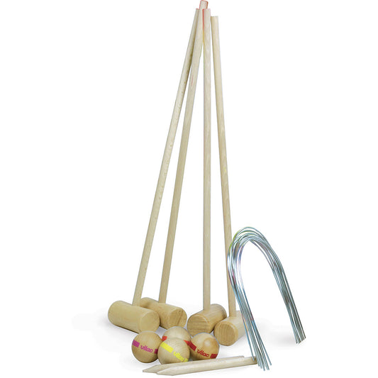 Outdoor - Croquet Set With Bag, Junior 4 Player By Vilac