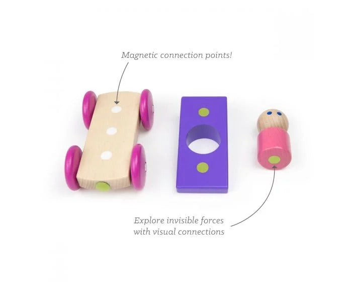 Tegu Magnetic Racers- Purple Racer
