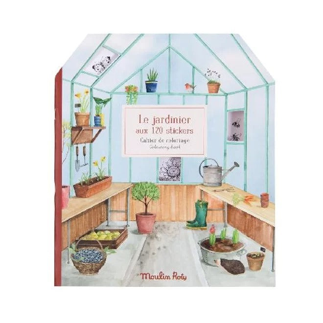 Le Jardinier - Sticker Book By Moulin Roty
