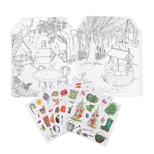 Le Jardinier - Sticker Book By Moulin Roty