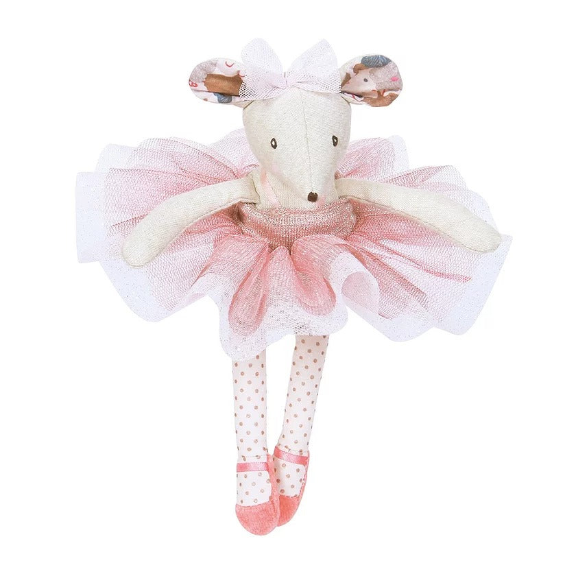 Il Etait une Fois - ballerina mouse doll (16 cm) By Moulin Roty