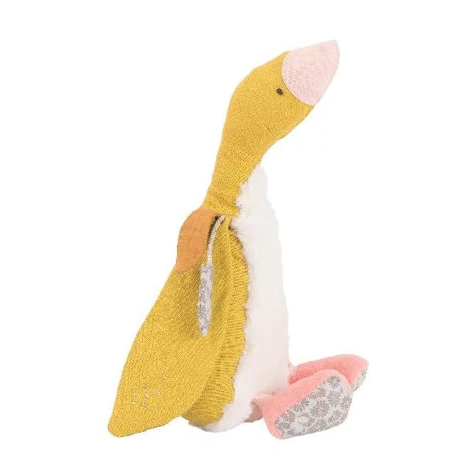Goose Soft Toy, Yellow (23 cm) By Moulin Roty