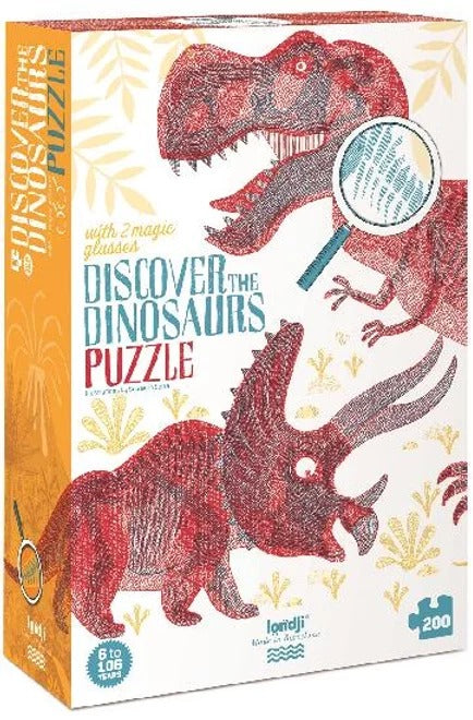 Puzzle - Discover the Dinosaurs  By Londji & Sebastià Serra