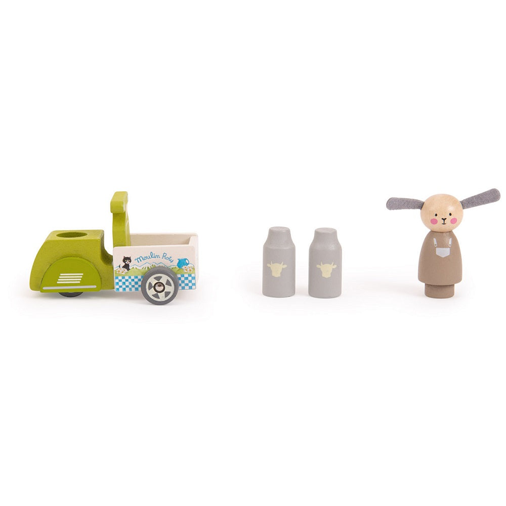 Grande Famille - Play - Milk Delivery Tricycle By Moulin Roty