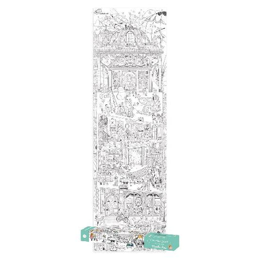 Parisiennes - Giant Colouring Poster By Moulin Roty