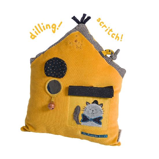 Moustaches - Activity House, Yellow By Moulin Roty