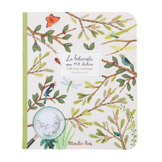 Le Botaniste - Botanist Sticker and Colouring Book By Moulin Roty