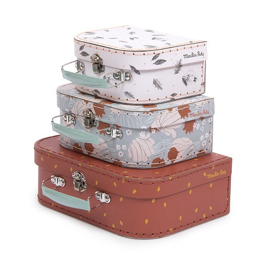 Apres la Pluie - Suitcases (set of 3)  By Moulin Roty & Lucille Michieli