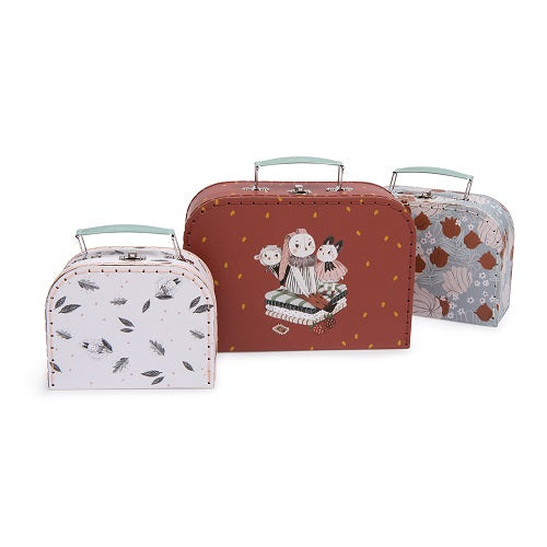 Apres la Pluie - Suitcases (set of 3)  By Moulin Roty & Lucille Michieli