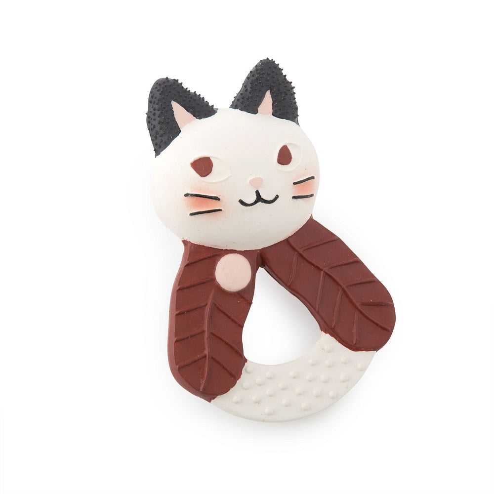 Cat Rubber Ring By Moulin Roty