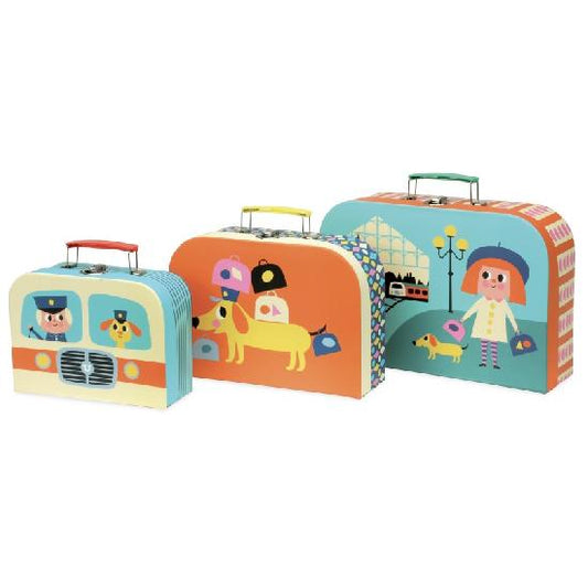 Ingela P. Arrhenius - Suitcase Set 3 pcs by Vilac