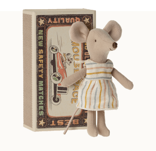 Maileg Big sister mouse in matchbox