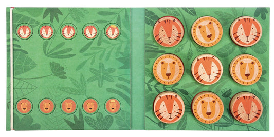 Tic Tac Toe - Lion & Tiger By Londji