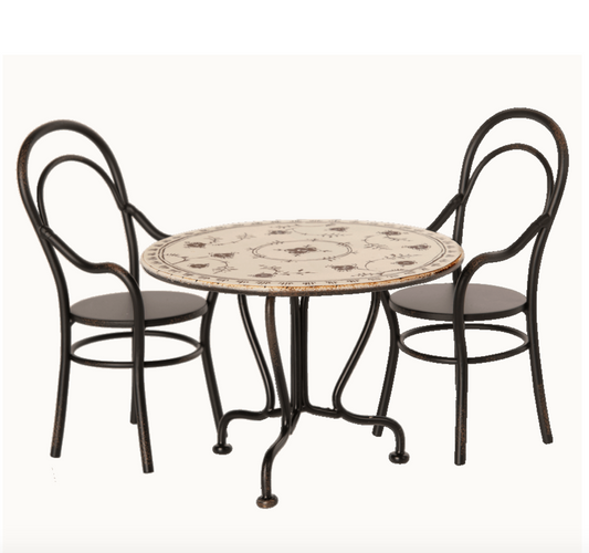 Maileg Dining table set w. 2 chairs