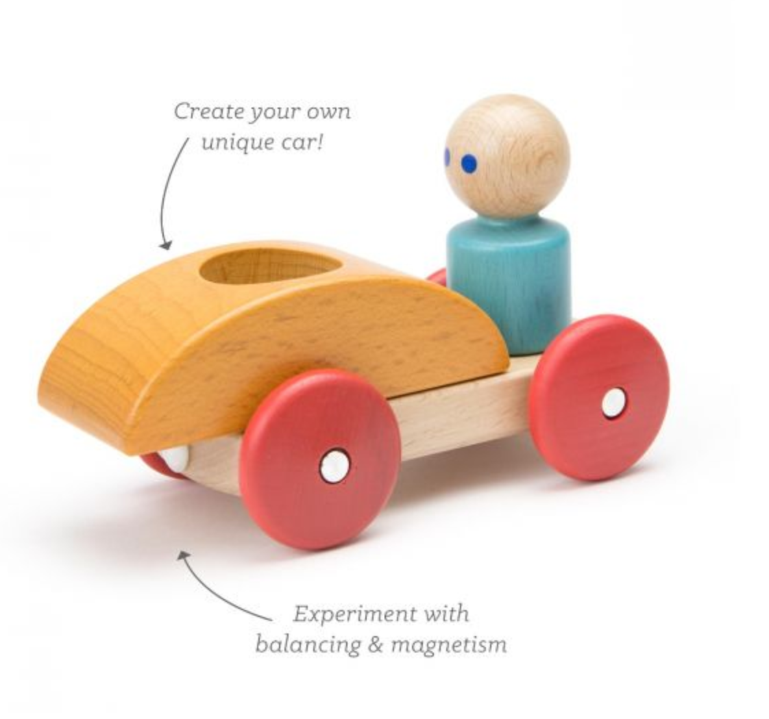 Magnetic Car Racers Magnetic Racers- Orange Racer – Kazka Toys