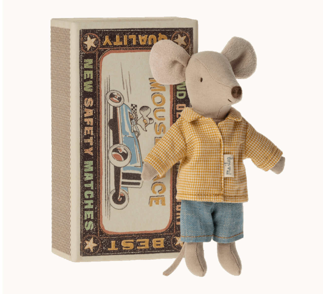 Maileg Big brother mouse in matchbox
