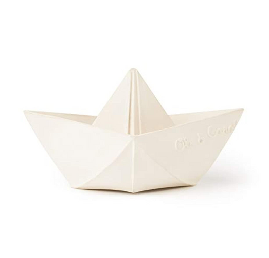 Oli & Carol Origami Boat White