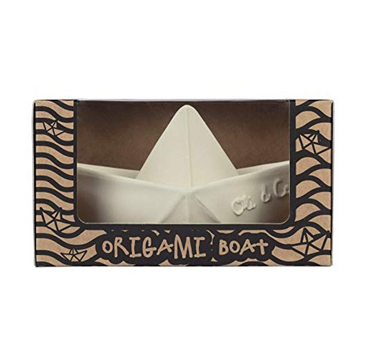 Oli & Carol Origami Boat White